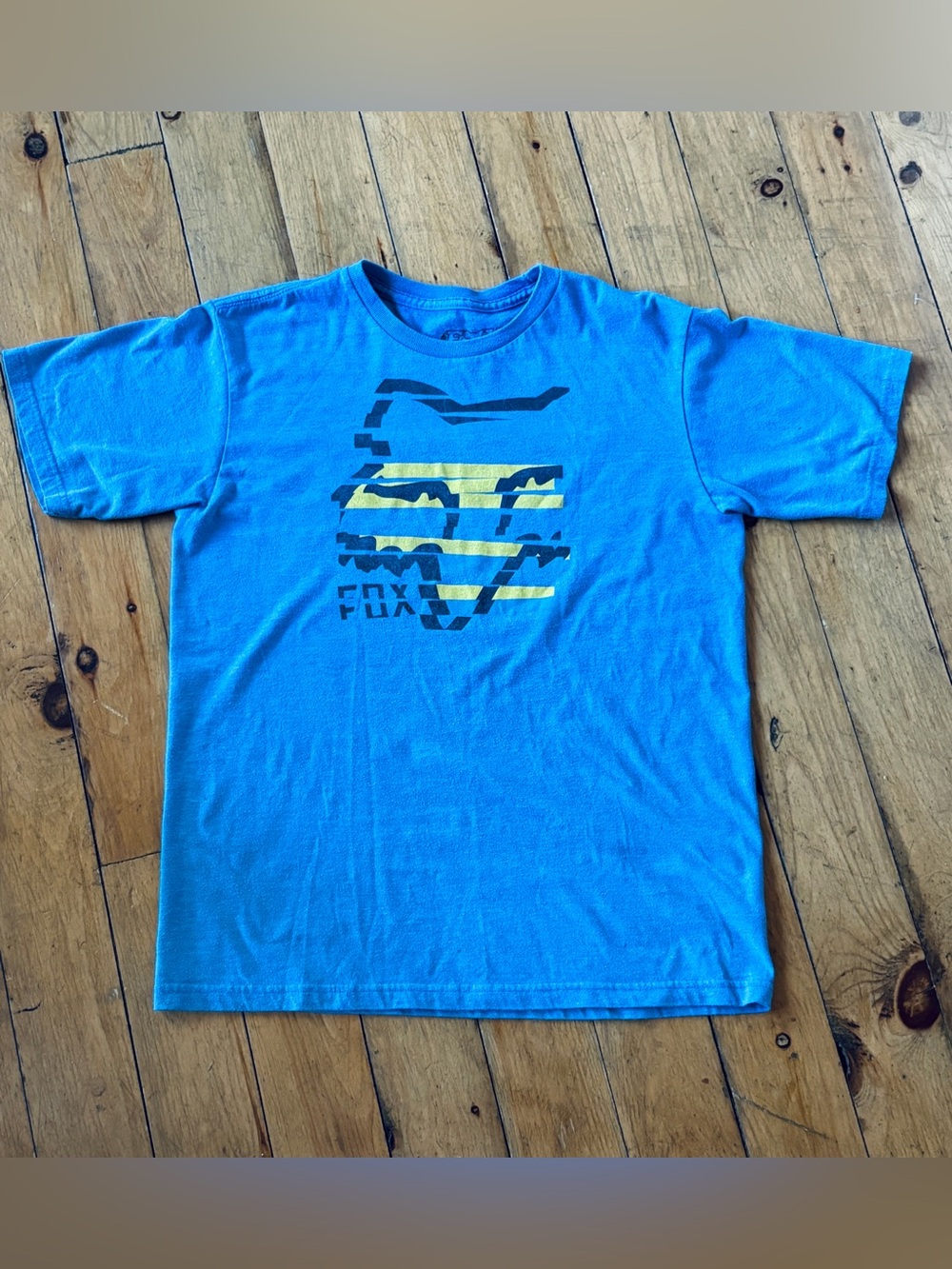 Vintage Fox Blue Graphic Tee